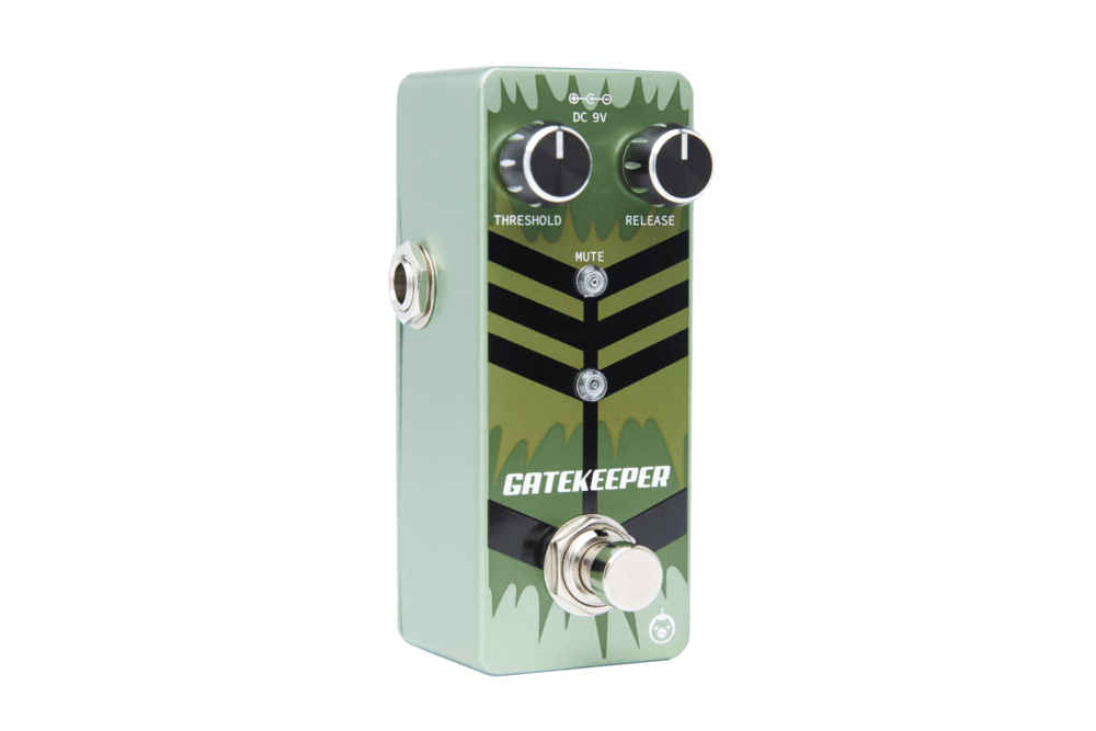 Striking front view of GATEKEEPER, a pedal that defines precision and control in your sonic realm.
