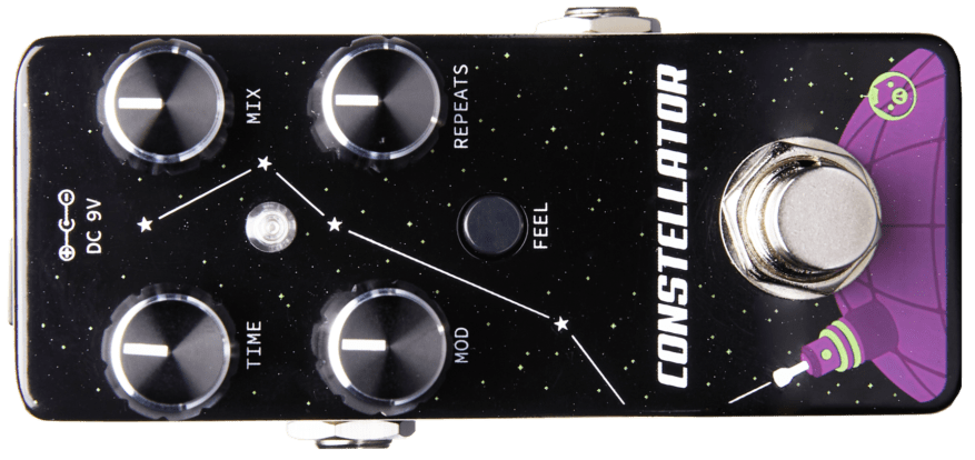 Frontal perspective of CONSTELLATOR, an audio marvel inspired by the cosmos.