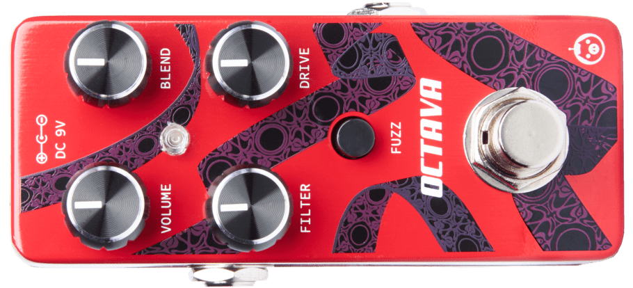 Captivating front view of OCTAVA, a pedal that elevates your sound with precision and tonal brilliance.